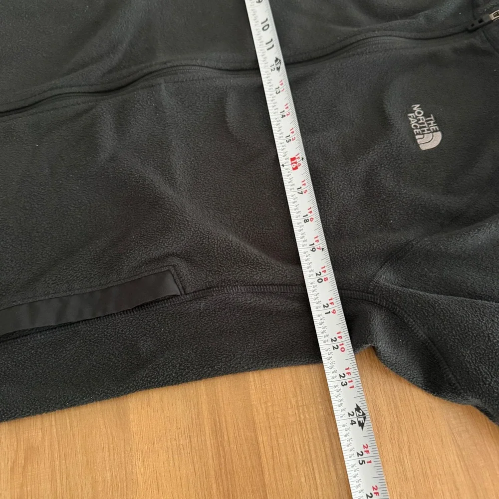 The North Face Mens FlashDry Full Zip Fleece Jacket Black Large L Gorpcore